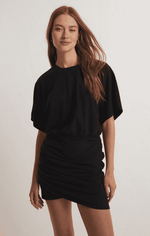Carmela Jersey Dress-Black