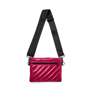 Diagonal Bum Bag 2.0- Glossy Garnet