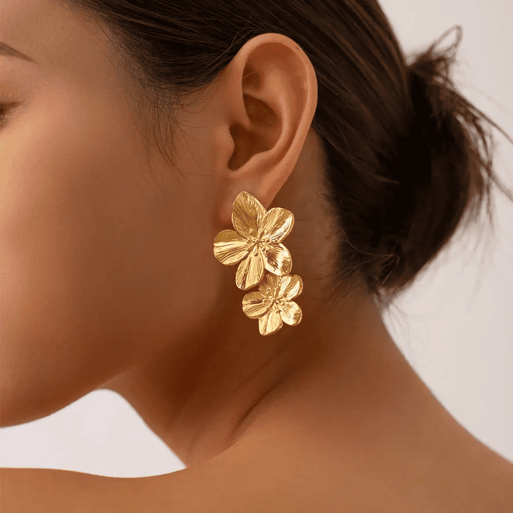 Marcie Earrings-Gold