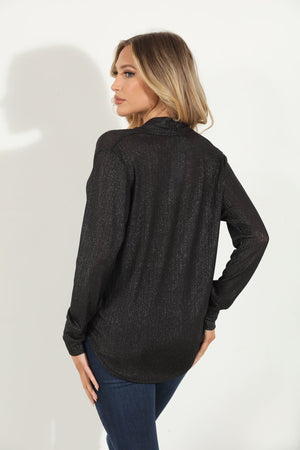 Surplice Cupro LS Sparkle Top-Kiki