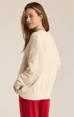 Santa Baby Cozy Sweater-Sea Salt