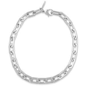 Jenna Link Necklace 18"- Silver