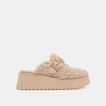 Lelani Plush Flats-Natural Plush