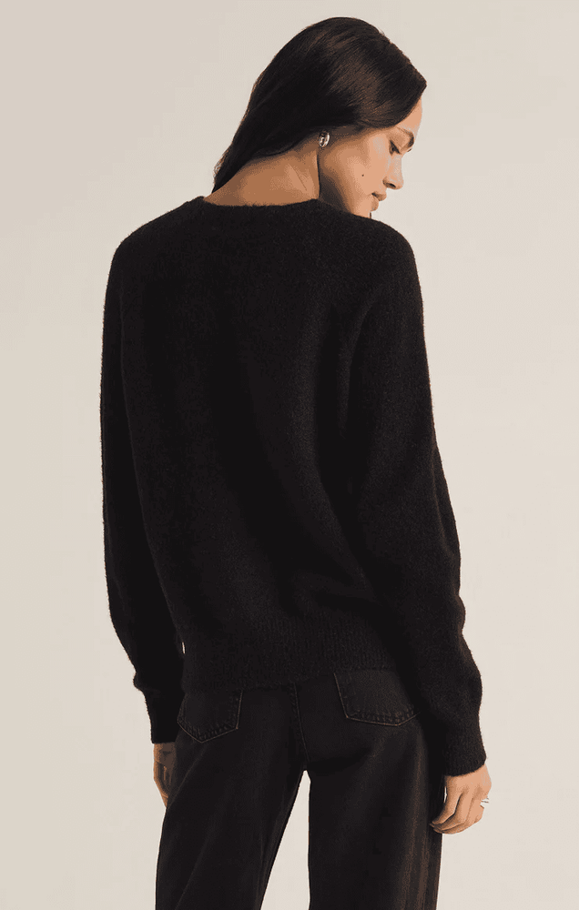 Lizzy Cheers Sweater-Black