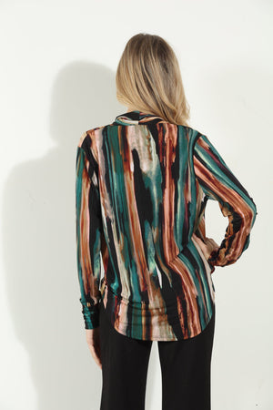 LS Surplice Cupro Top - Jenna