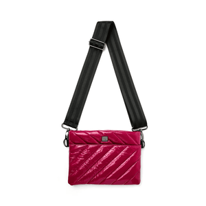 Diagonal Bum Bag 2.0- Glossy Garnet