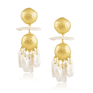 Tillie Statement Earrings-Gold