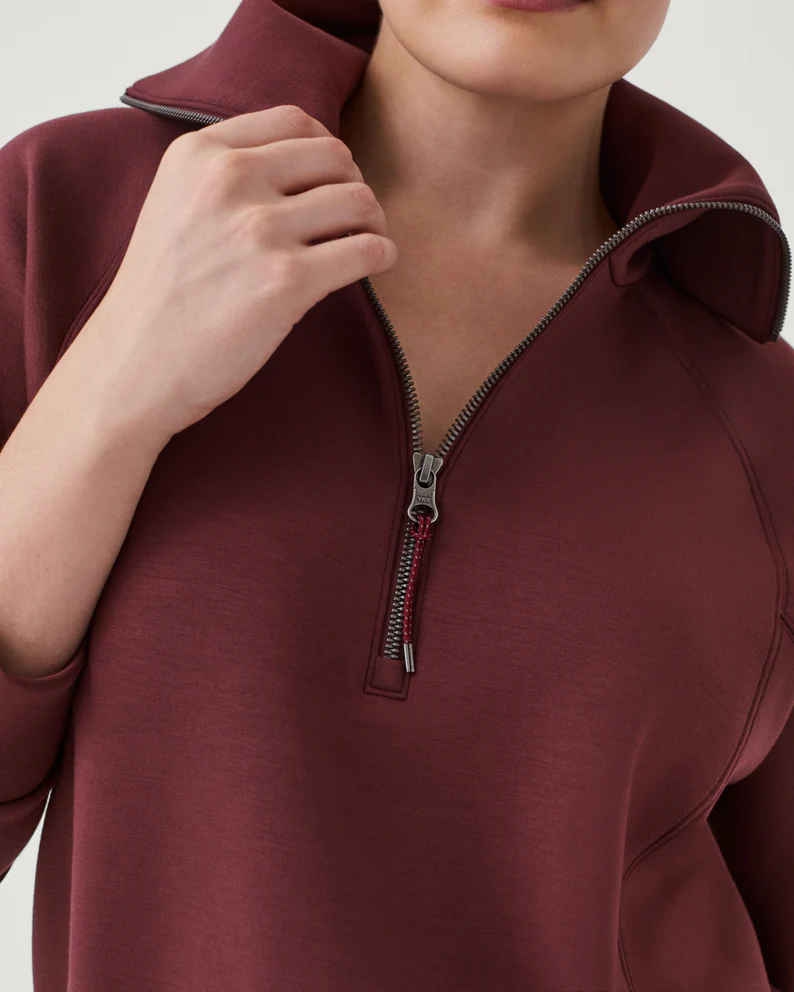Air Essentials Half Zip-Spice