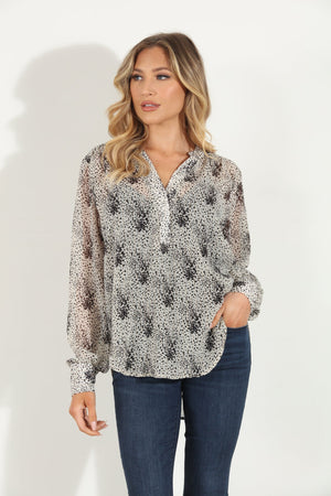 LS Blouse w/Cami-Parisa