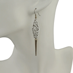 Spike Earrings-Silver