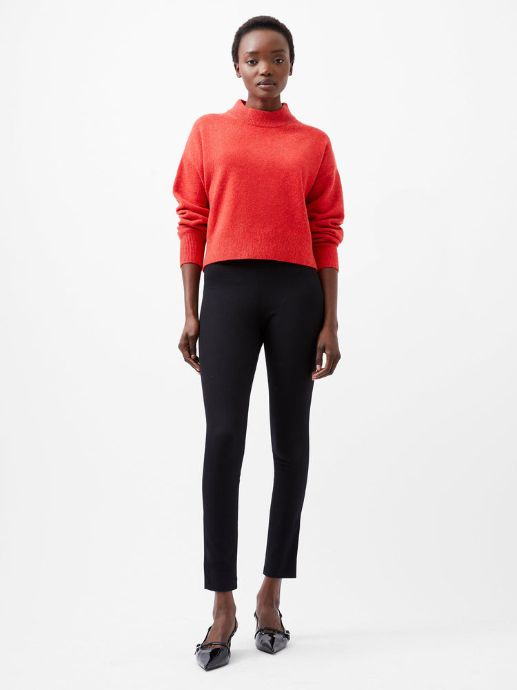 Vhari Crew Neck Sweater-Mars Red