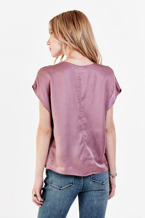 Kristen Tucked Top Fawn-Pink
