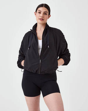 Organza Windbreaker - Very Black