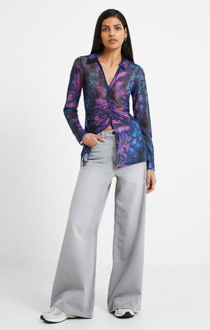 Toni Mesh Gabriela Top-Blue Depths