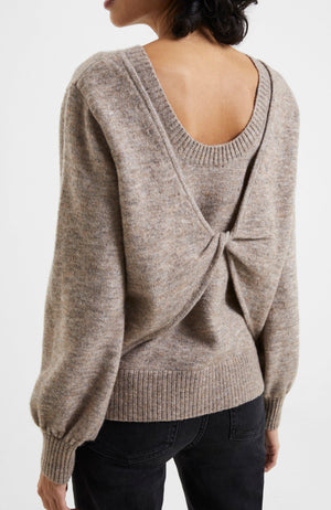 Kezia LS Jumper-Taupe Mel