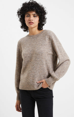 Kezia LS Jumper-Taupe Mel