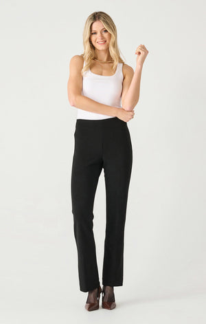 Slim Fit Bootcut Pant-Black