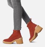 Hi-Line Heel Lace Boot- Wrap Red/Tawny Buff