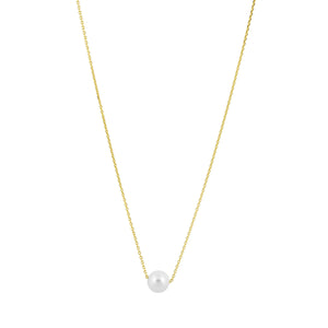 Ellie Single Pearl Necklace 12mm