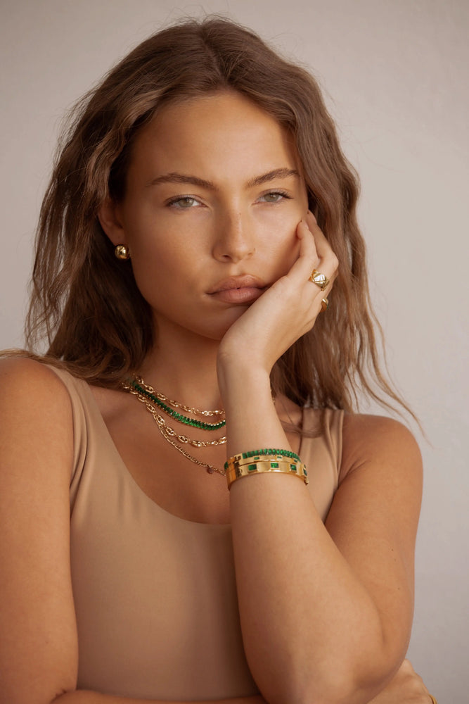 Shayna Bracelet- Emerald