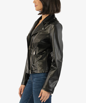 Maeve Moto Jacket- Black