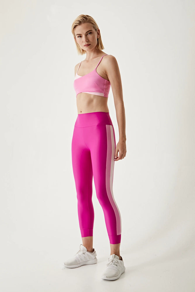 Static Sportswear  Pink Crossover Leggings