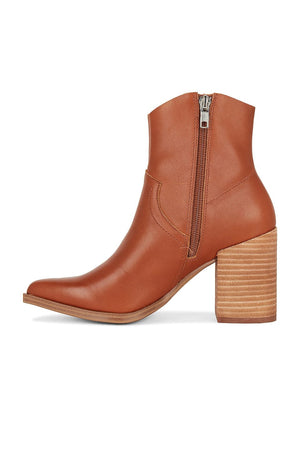 Cate Boot-Cognac Leather
