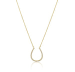 Lucky Horse Shoe Necklace-Gold