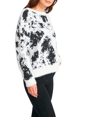 Marble Skies Sweater- Ivory