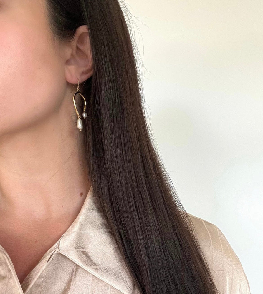 Azzura Pearl Drop Earrings