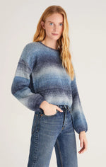 Piper Ombre Sweater - Midnight Blue