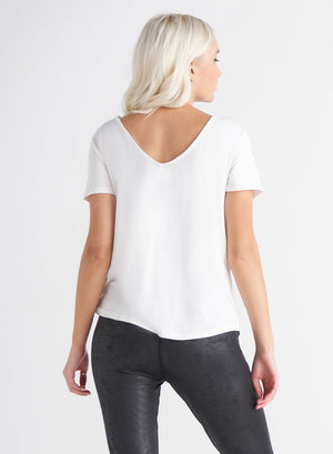 Reversible Tee - White
