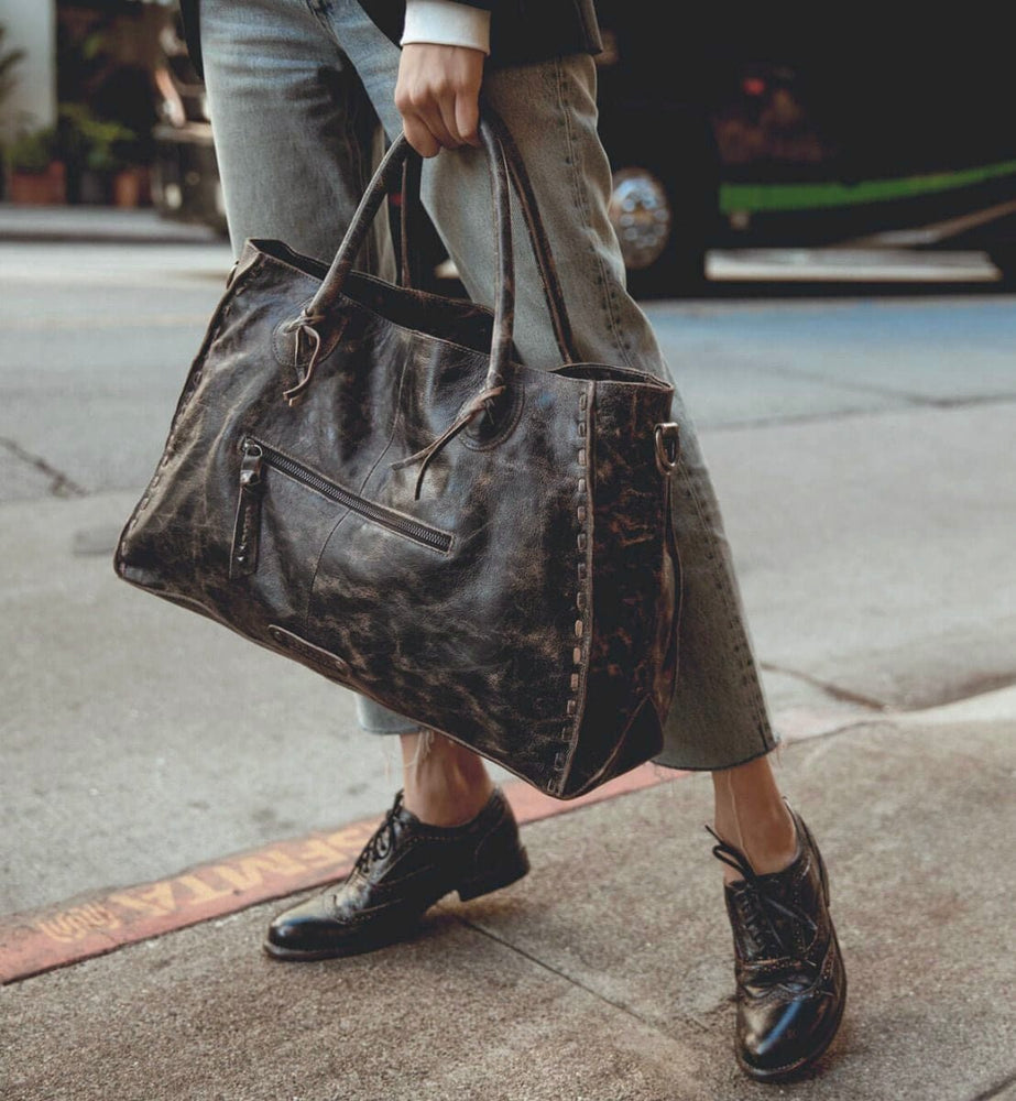 Rockaway Handbag- Black Lux