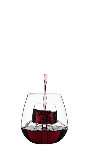 Aerating shatterprooof set of 2 wine glasses