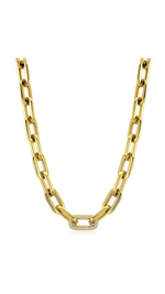 Jenna Pave Chain-Gold