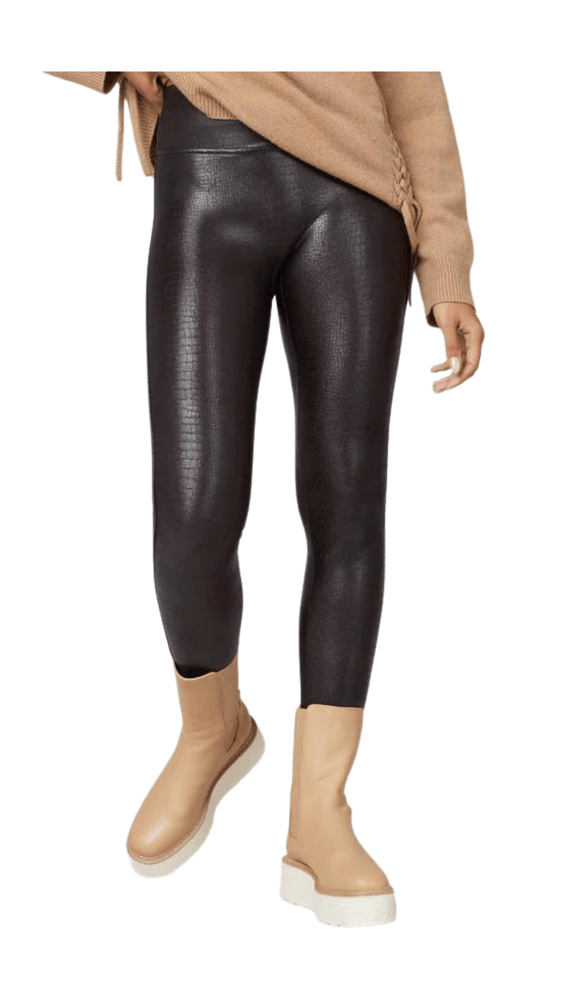 Faux Leather Leggings- Black - Mia Moda Boutique