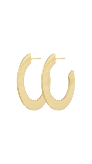 Jodie Flat Hoops-Small