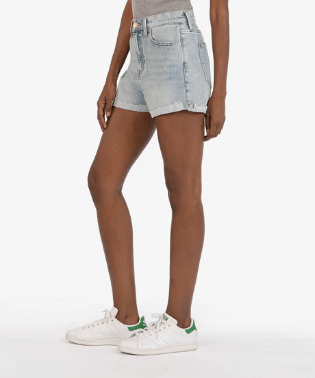 QIPOPIQ Clearance Women's Shorts Casual Summer Jeans Half Jeans Stretch  Denim Pants Blue Denim Trousers Denim 