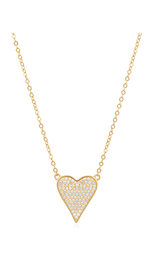 Audrey Heart Necklace-Gold