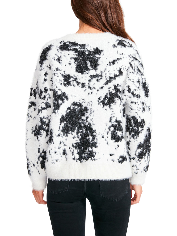 Marble Skies Sweater- Ivory