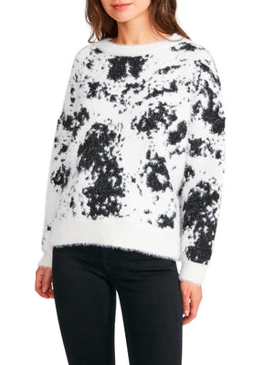 Marble Skies Sweater- Ivory