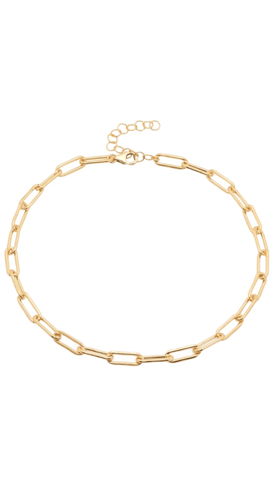 Codie Link Necklace 18”- Gold