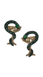 Snake+Cocktail Earrings