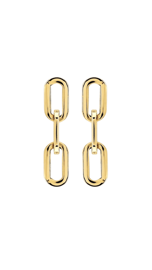Jenna Link Earrings- Gold