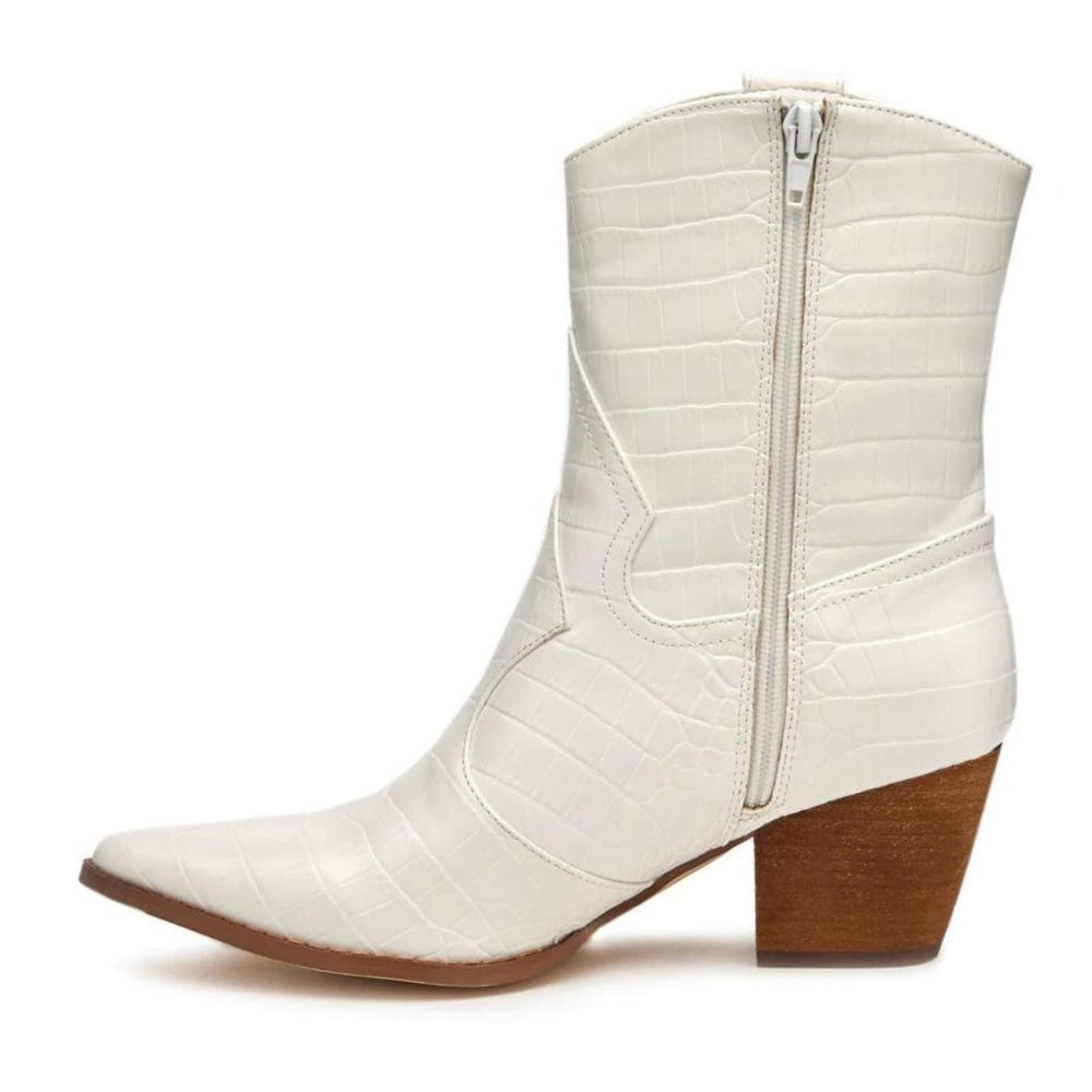 Bambi Western Boots-White