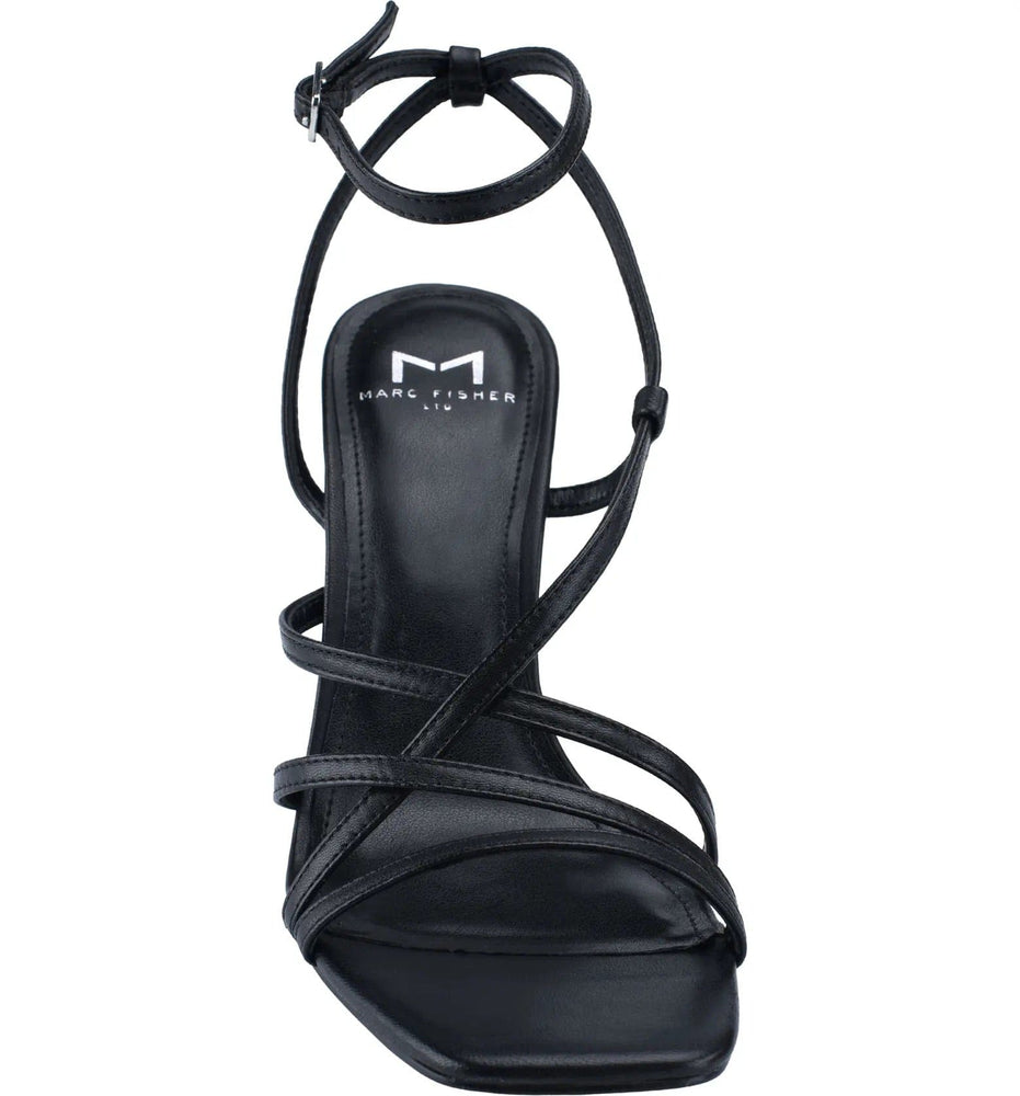 Edalyn Ankle Strap Sandal-Black