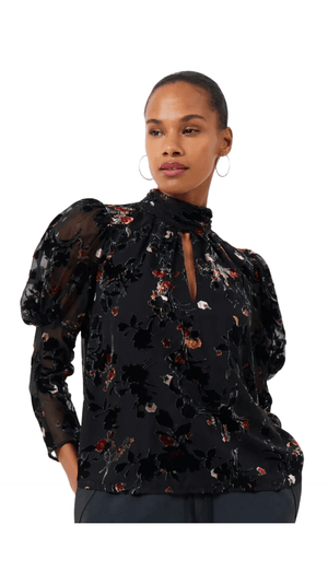 Guthern Burn Out Top-Black