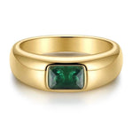 Emerald Statement Ring-7