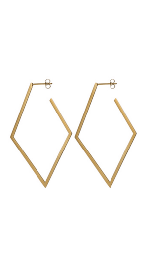Lori Hoop Earrings- Gold