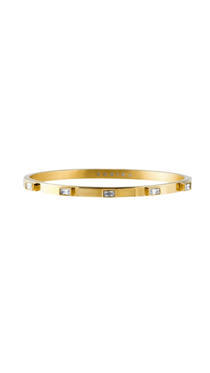 Diamond Baguette Bracelet-Gold